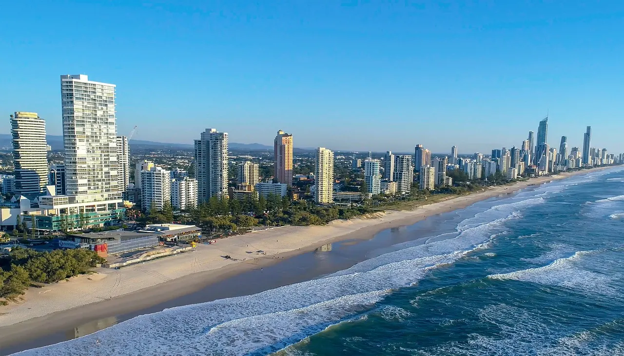 Gold Coast skyline at Surfers Paradise